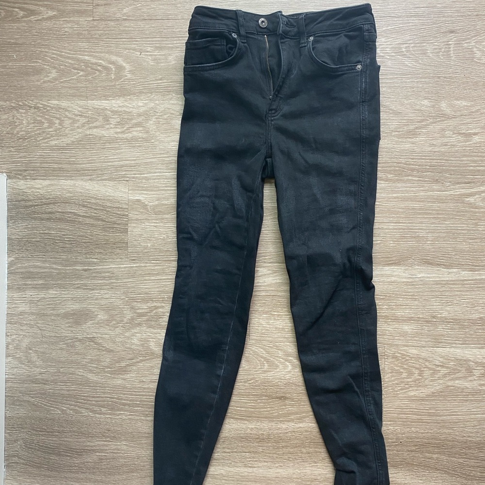 Black free people skinny jeans